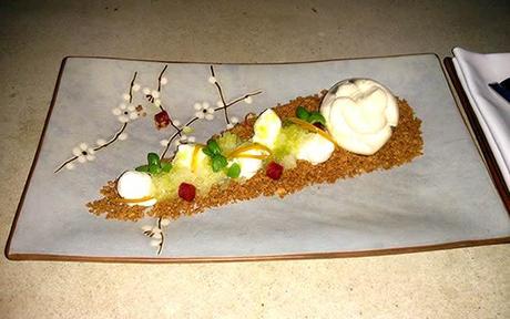 Yuzu Tart cheesecake - postre en restaurante SushiSamba