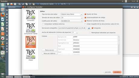 Latex: editor de texto científico.