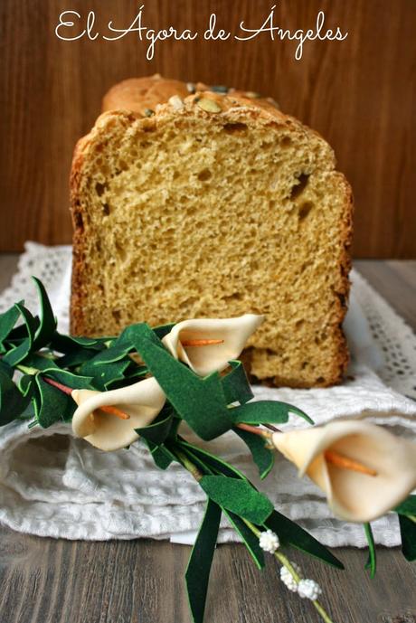 PAN DE TRIGO Y CENTENO CON ZUMO DE NARANJA