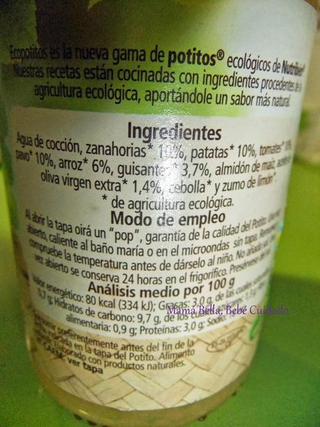 Ecopotitos de la marca Nutriben