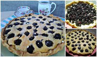 TARTA  BAKEWELL DE MORAS