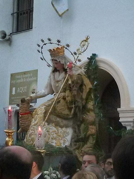La Pastora de Capuchinos visitó la Basílica de la Macarena en el año jubilar