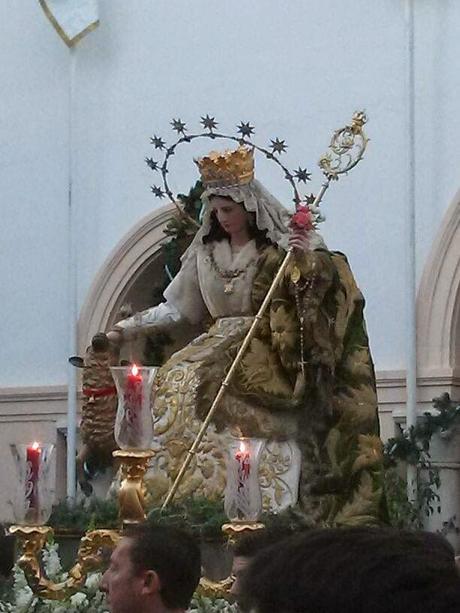 La Pastora de Capuchinos visitó la Basílica de la Macarena en el año jubilar