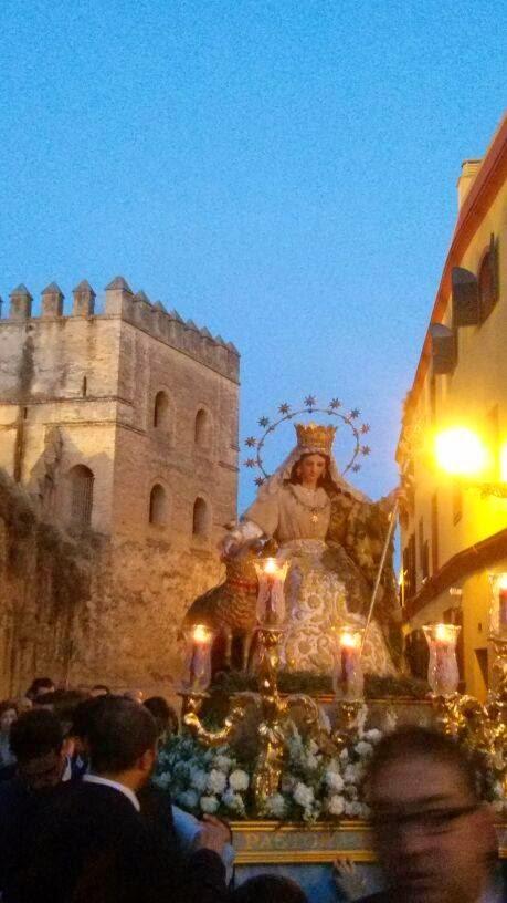 La Pastora de Capuchinos visitó la Basílica de la Macarena en el año jubilar
