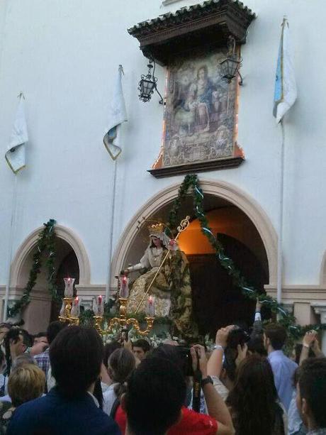 La Pastora de Capuchinos visitó la Basílica de la Macarena en el año jubilar