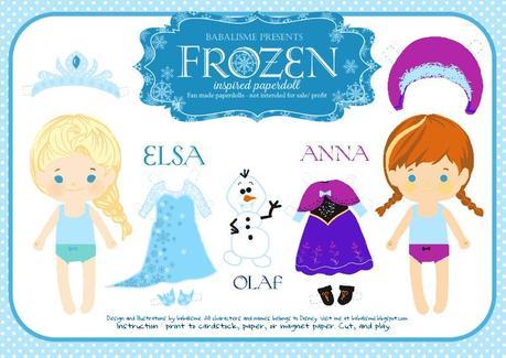 Free Frozen Paper Dolls