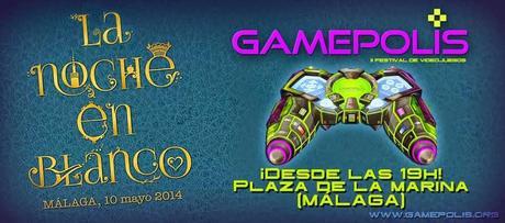 La segunda edición de GamePolis se presenta en la Noche en Blanco de Málaga