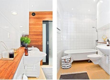 pisos luminosos pisos diáfanos decoración estilo nórdico escandinavo estanterías string encimeras de corian decoración pisos pequeños decoración en blanco cocinas blancas modernas cerámica y cristal iittala blog decoración nórdica 