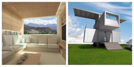 prototipo de casa ecológica autosuficiente, la Zero House, casa prefabricada y totalmente autosuficiente que no necesita estar conectada a nada.  