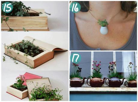 Inspiración. Macetas eco-friendly