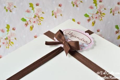 packaging personalizado cuadro nacimiento datos bebé regalo