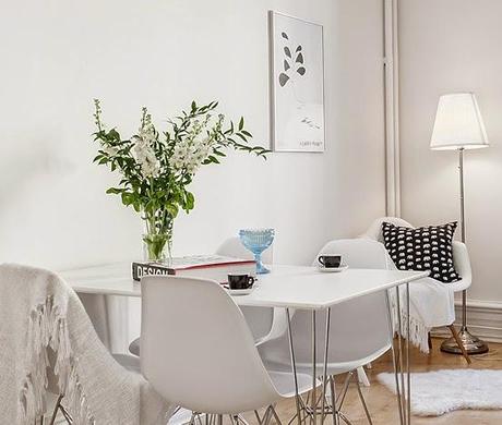 Un apartamento con típico estilo nórdico.