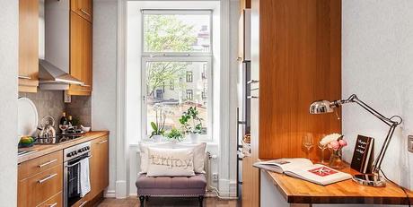 Un apartamento con típico estilo nórdico.