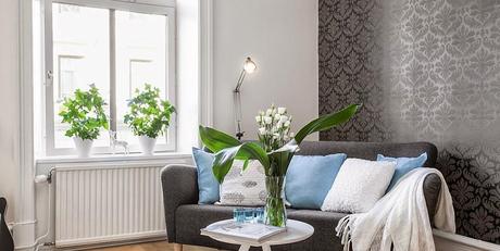 Un apartamento con típico estilo nórdico.