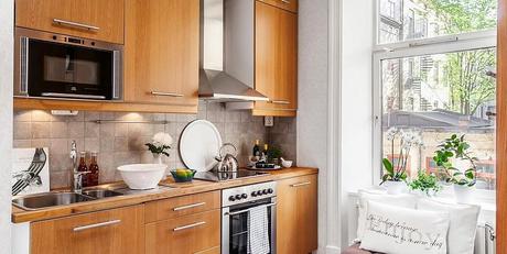 Un apartamento con típico estilo nórdico.