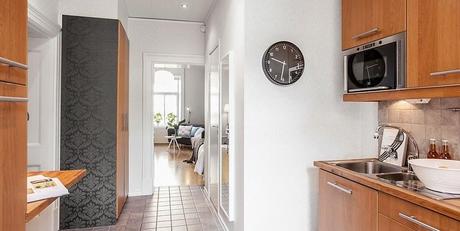 Un apartamento con típico estilo nórdico.