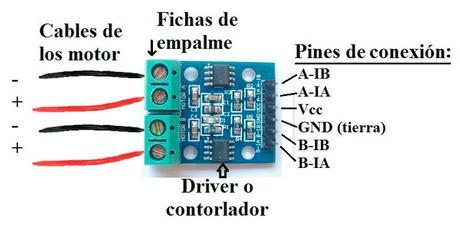 Crea un robot con nuestro kit Robot de Inicio y Arduino – Parte 2 Conexiones del controlador para el robot