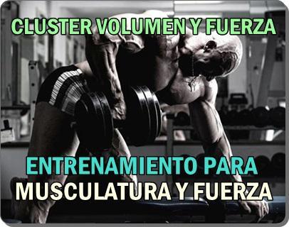 Volumen, Cluster y el entrenamiento de fuerza