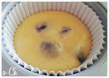 Cupcakes de arándanos con queso crema (IMPRESIONANTES, EN SERIO)