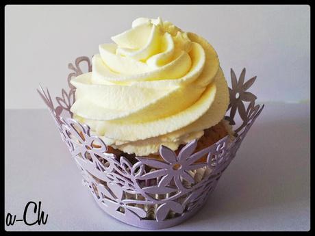 Cupcakes de arándanos con queso crema (IMPRESIONANTES, EN SERIO)