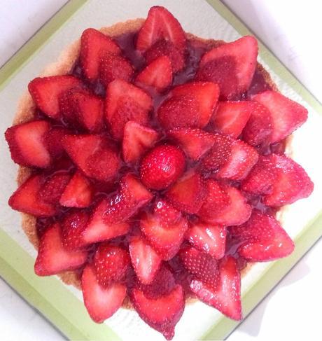 Tarta de fresas Tarta de fresas