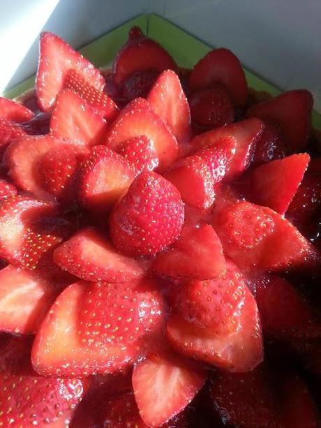 Tarta de fresas Tarta de fresas