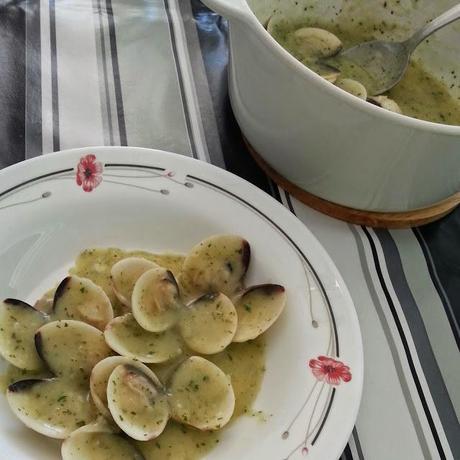 Almejas en salsa verde