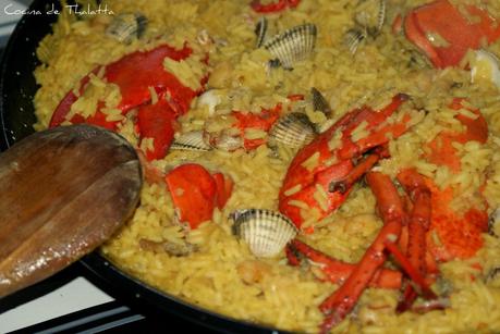 Arroz caldoso con bogavante