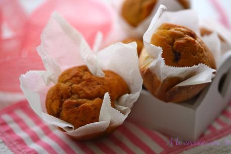 MUFFINS CON MERMELADA DE CEREZAS NEGRAS (THERMOMIX Y TRADICIONAL):