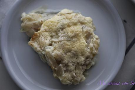 BACALAO AL HORNO CON CEBOLLA Y MIEL: