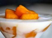 Copa yogur melocotón caramelizado: