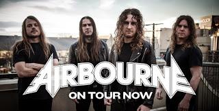 Airbourne actuarán en julio en Bilbao y Betanzos