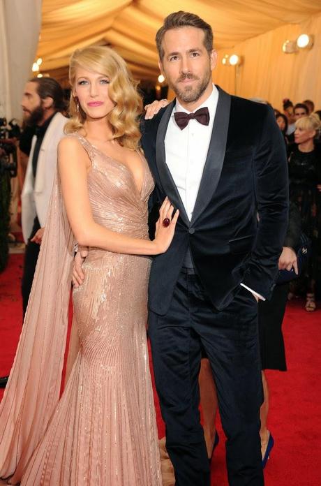 Blake Lively y Ryan Reynolds Gala MET 2014 