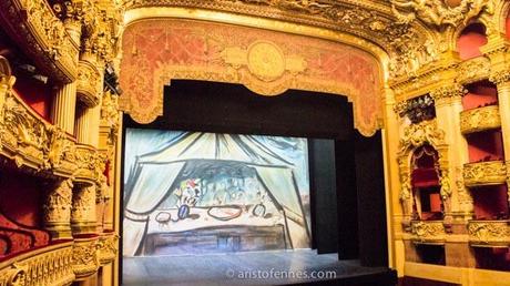 Sala de espectáculos ópera de París Palacio Garnier