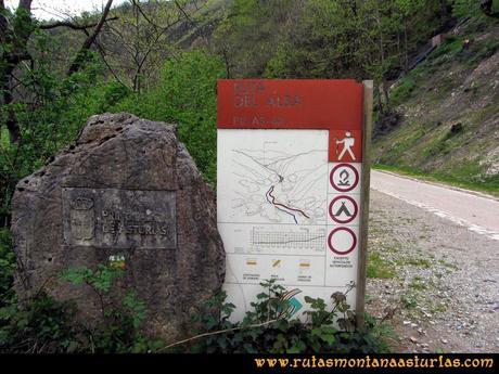 Ruta del Alba: Carteles inicial de la ruta del Alba