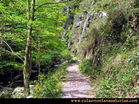 Ruta del Alba: Camino entre río y paredones