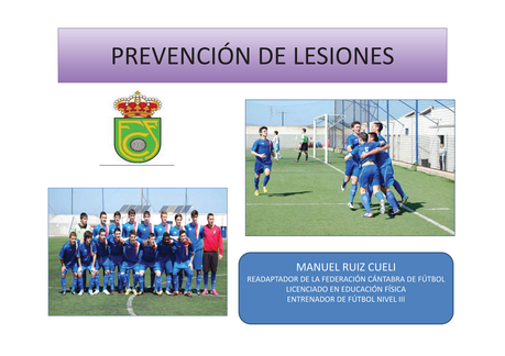 Manual de prevención de lesiones en el fútbol (Manuel Ruiz)