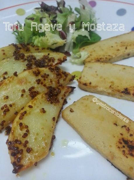 Tofu Agave y Mostaza (con patatas)