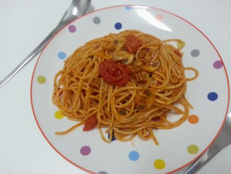 Espaguettis de Quinoa a la Rabiatta
