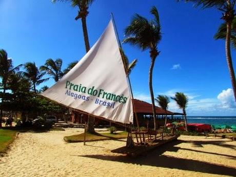 Vendedores en Playa del Francés, Maceió. Alagoas