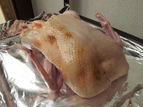 Pato al horno con verduras glaseadas