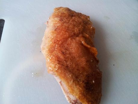 Pato al horno con verduras glaseadas