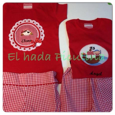 Camisetas personalizadas y a juego para hermanos!!!