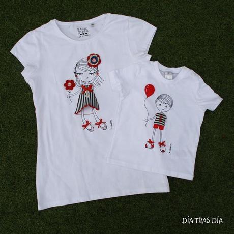 Camisetas personalizadas y a juego para hermanos!!!