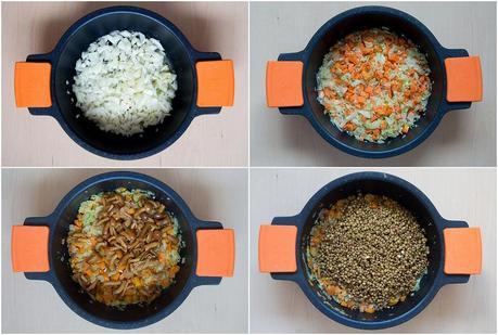 Pastel de Lentejas y Verduras paso a paso