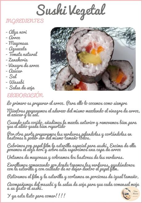 Sushi vegetal