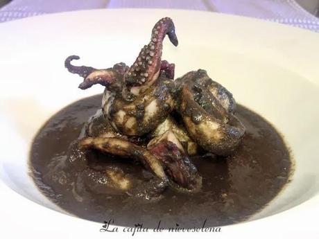 Calamares en su tinta