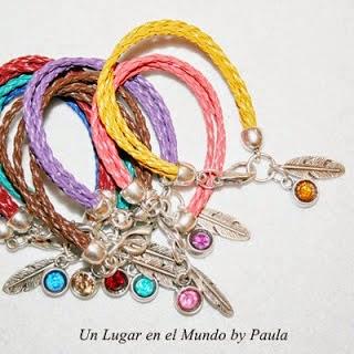 Pulsera artesana Un lugar en el mundo by paula