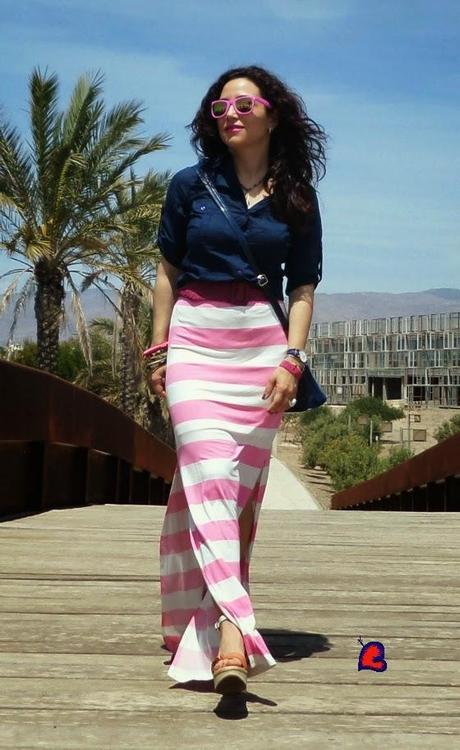 BolsoAzulFaldaRosa-BlueBagPinkSkirt-BleuSacRoseJupe