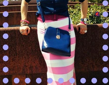 BolsoAzulFaldaRosa-BlueBagPinkSkirt-BleuSacRoseJupe